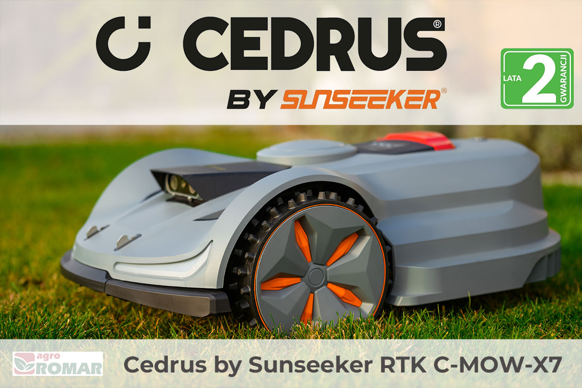 Sunseeker C-MOW-X7 RTK – nowoczesny robot koszący do dużych ogrodów